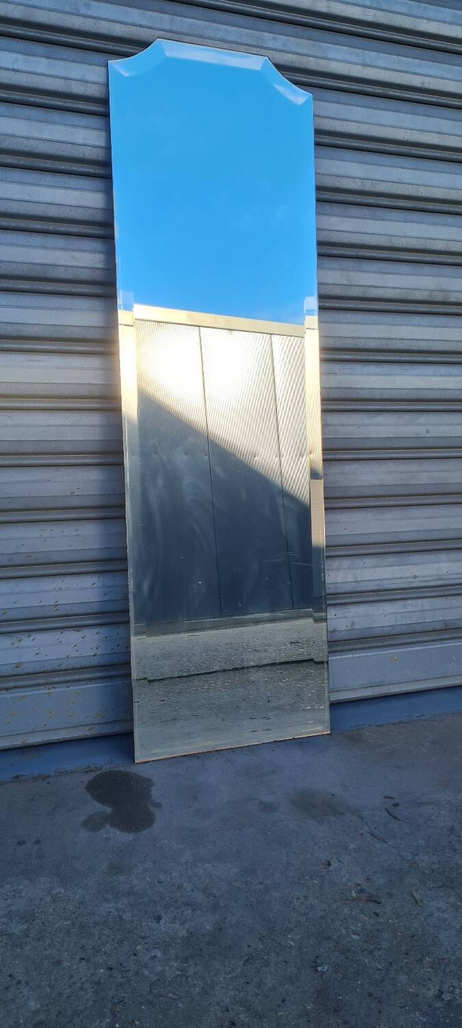 Art deco beveled mirror