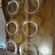 6 Starter/Dessert Plates Lalique France Model Bourgueil