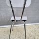 Chaise 1970 Formica gris
