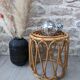 Vintage rattan stool
