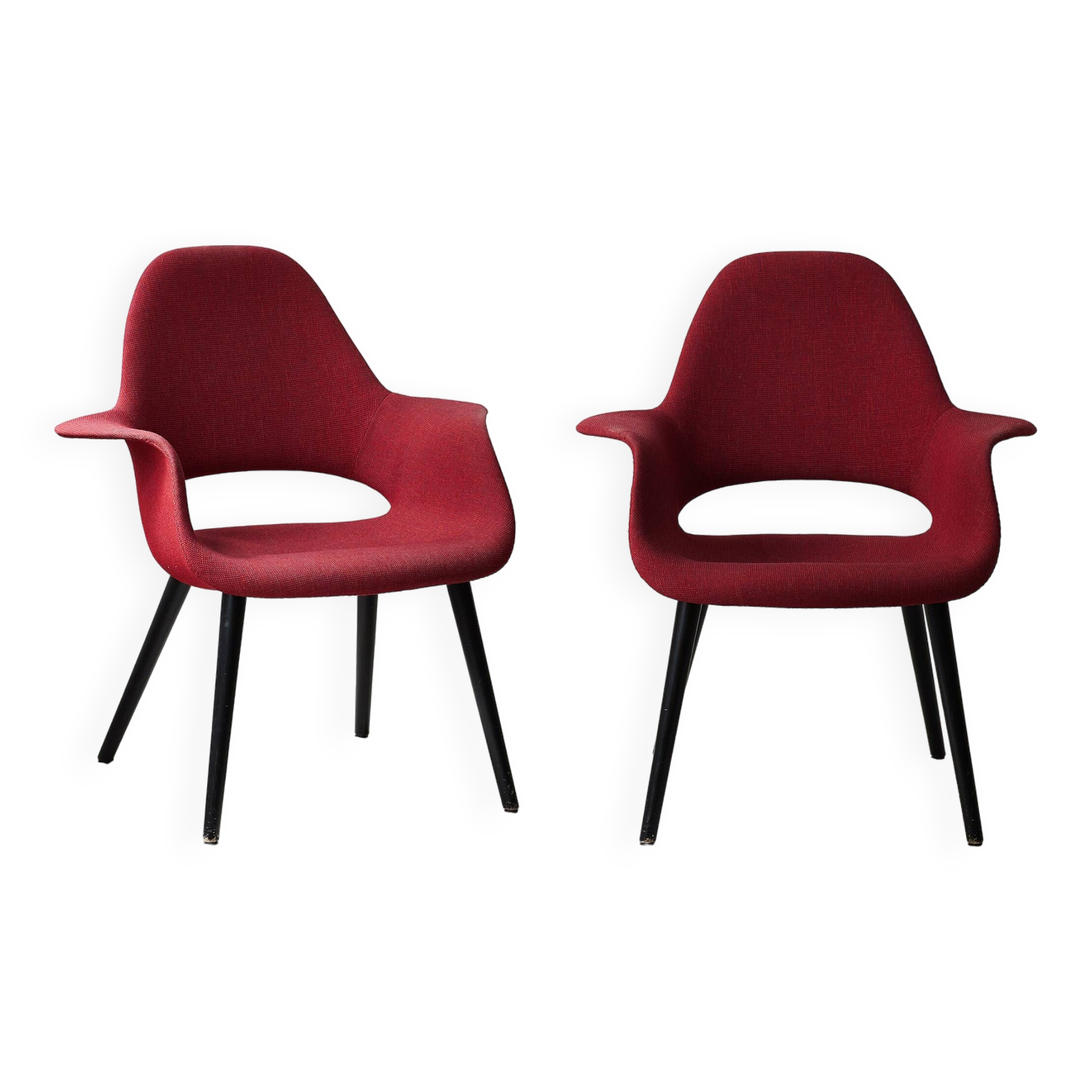 A Set of 2 Eames & Saarinen 'Organic Chair'