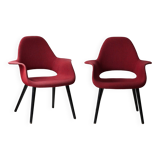 Un ensemble de 2 « chaise organique » d'Eames & Saarinen