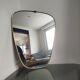 Vintage Brass Rear View Mirror, 1960s