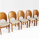 Chaises de salle à manger vintage en teck danois par Glostrup, lot de 5