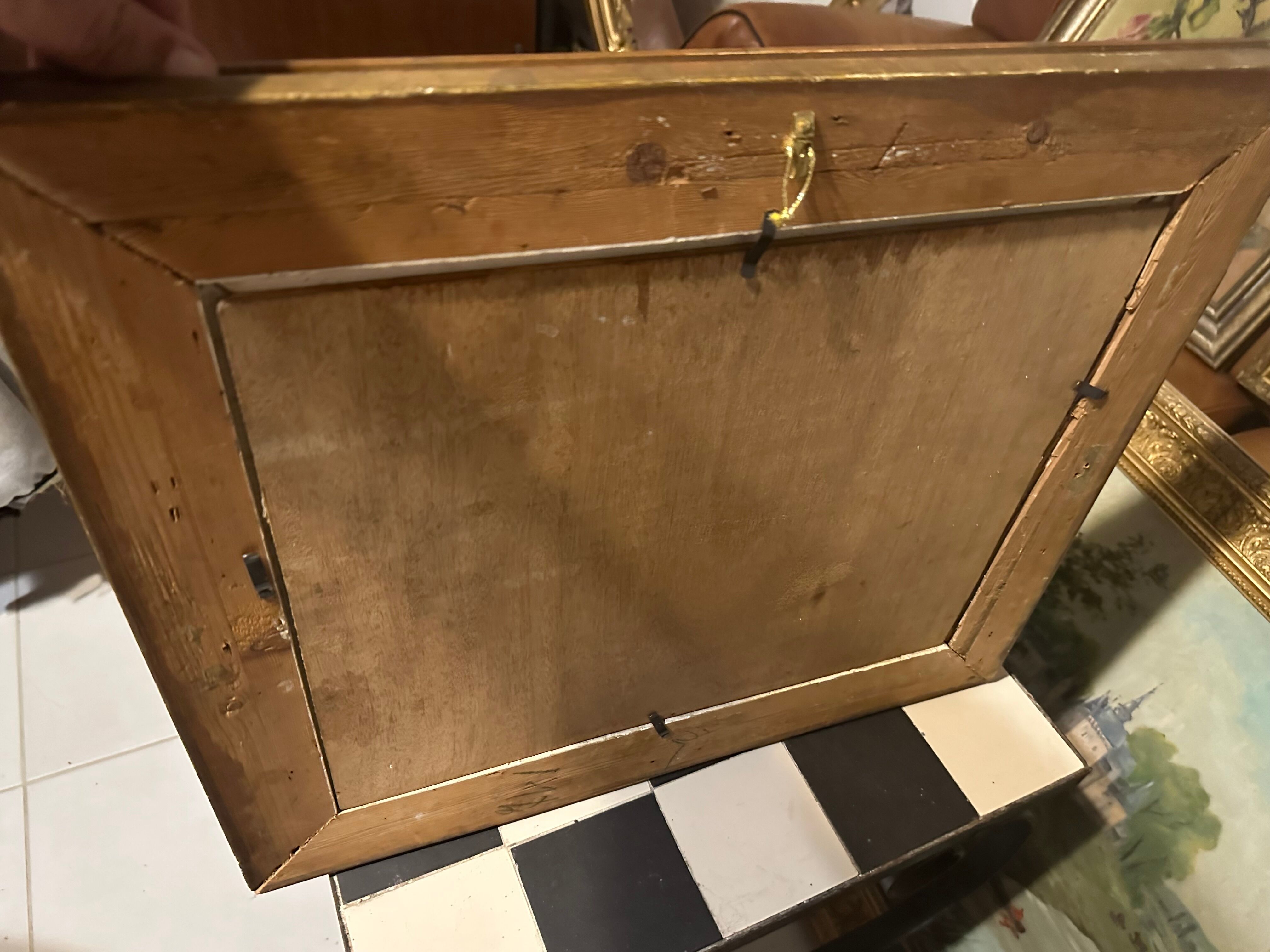 Painting on panel signed Raoul Dosque