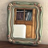 Antique mirror with roses