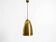 Beautiful height-adjustable original Mid Century Modern brass pendant lamp