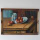 Large vintage painting - Still life after Cézanne