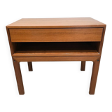 Scandinavian teak bedside table – made in Denmark – 1960s