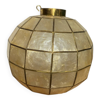 Suspension nacre et laiton