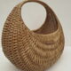 Gondola basket of the 60s in quality woven wicker