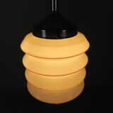 Vintage hanging lamp with glass shade, lantern model, 1950s