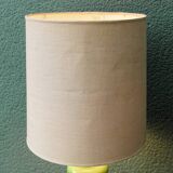 Vintage 70s lamp, turned wooden base