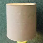 Vintage 70s lamp, turned wooden base