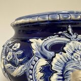 Vase - Cachepot in baroque earthenware from Saint Clément, 19th century