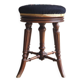 Napoleon III piano stool, 19th century