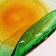 Murano glass ashtray bowl coated glass - 1960s