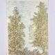 Lithograph poster - forest - impressionist style