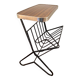 Table d’appoint vintage avec porte revue