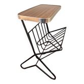 Table d’appoint vintage avec porte revue