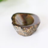 Ashtray or empty pocket in brown marble, vintage
