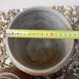 Three stoneware pots