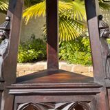 Neo-Gothic Walnut Saddle