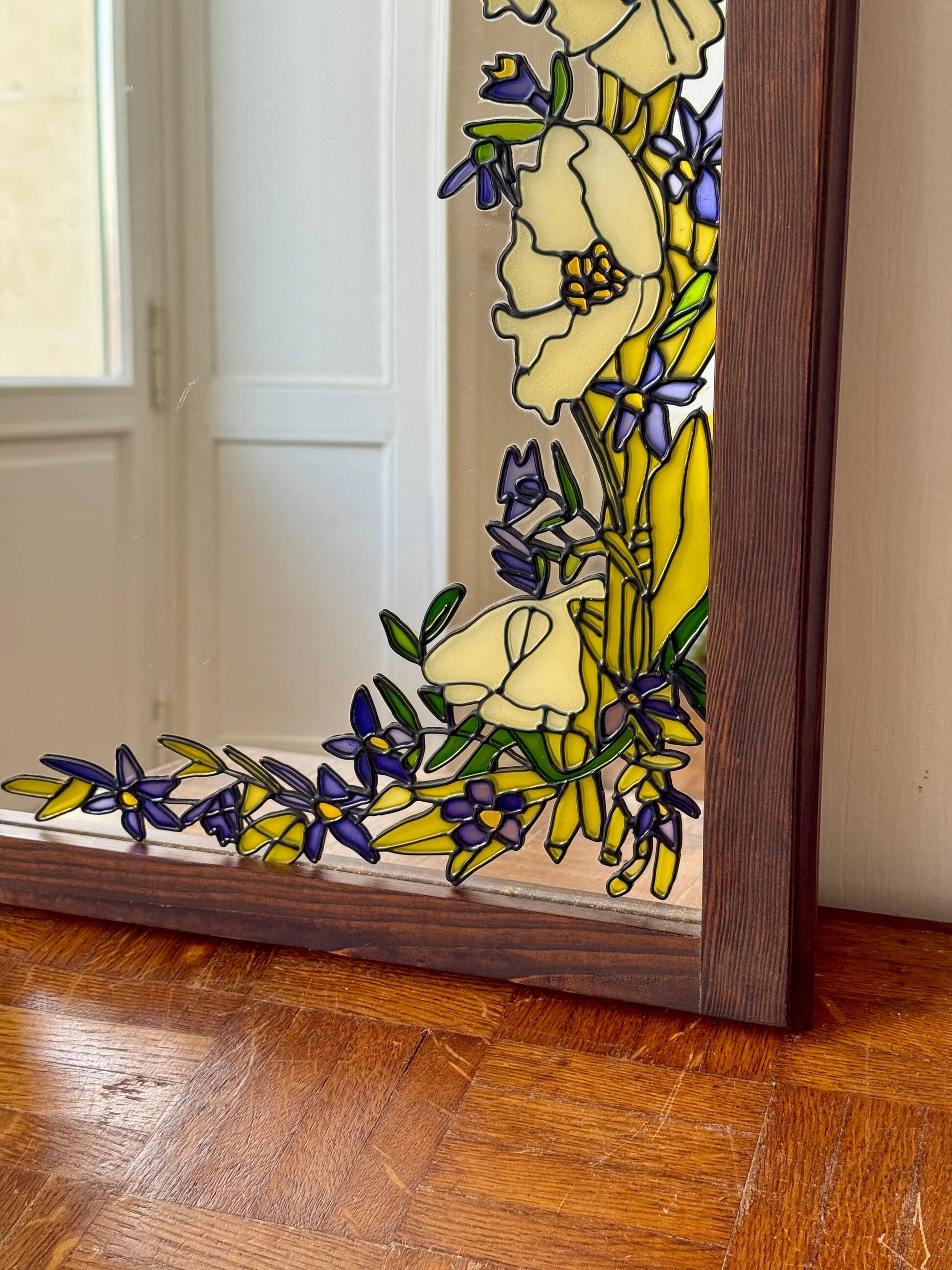 Tiffany style / Art Deco mirror