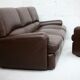 3-seater sofa and leather armchair, Steiner, France, circa 1970