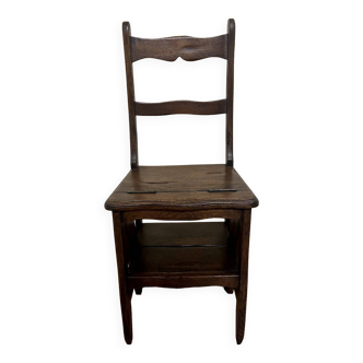 Work of popular art around 1900: stepladder chair