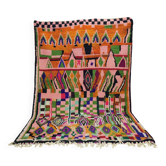 Tapis Boujaad berbère marocain en laine – 310 × 200 cm – motifs géométrique