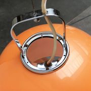 Suspended lamp Zurich Italian from the space age mid-century by Luigi Massoni for Guzzini.