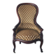 Futeuil bergère cabriolet style Louis XV