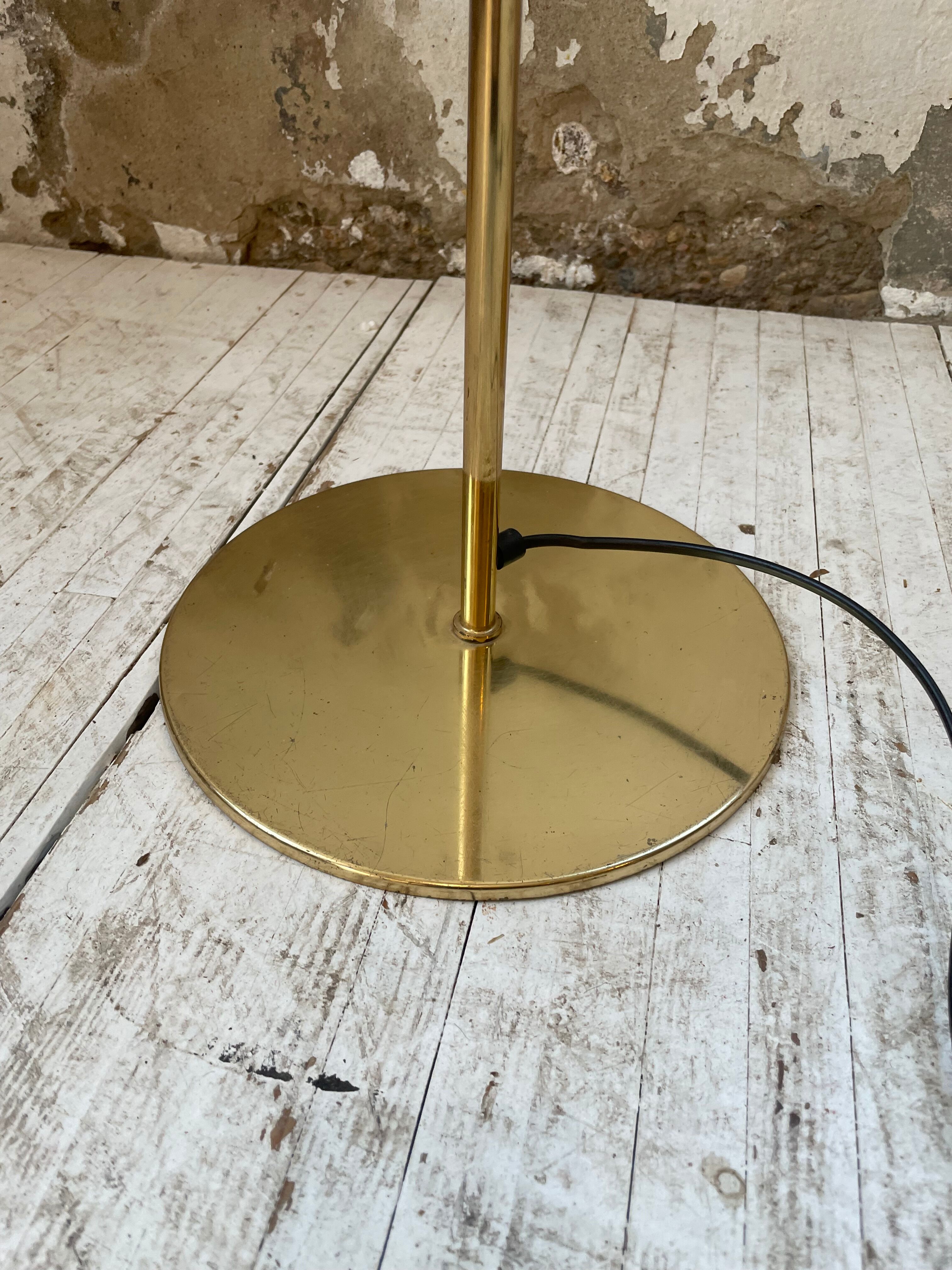 Pair of SCE floor lamps articulated brass 70s