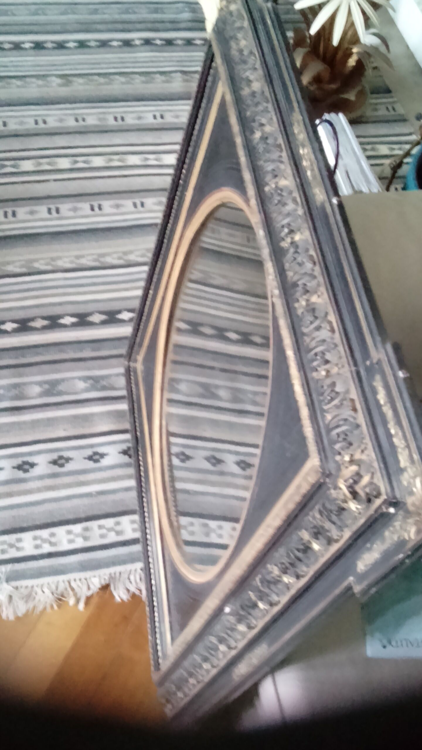 Napoleon III 85X75cm antique mirror