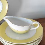Set of flat plates and Lunéville dish