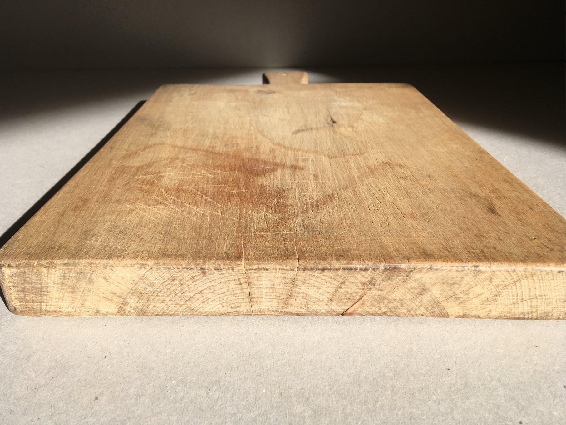 Vintage beech wood cutting board