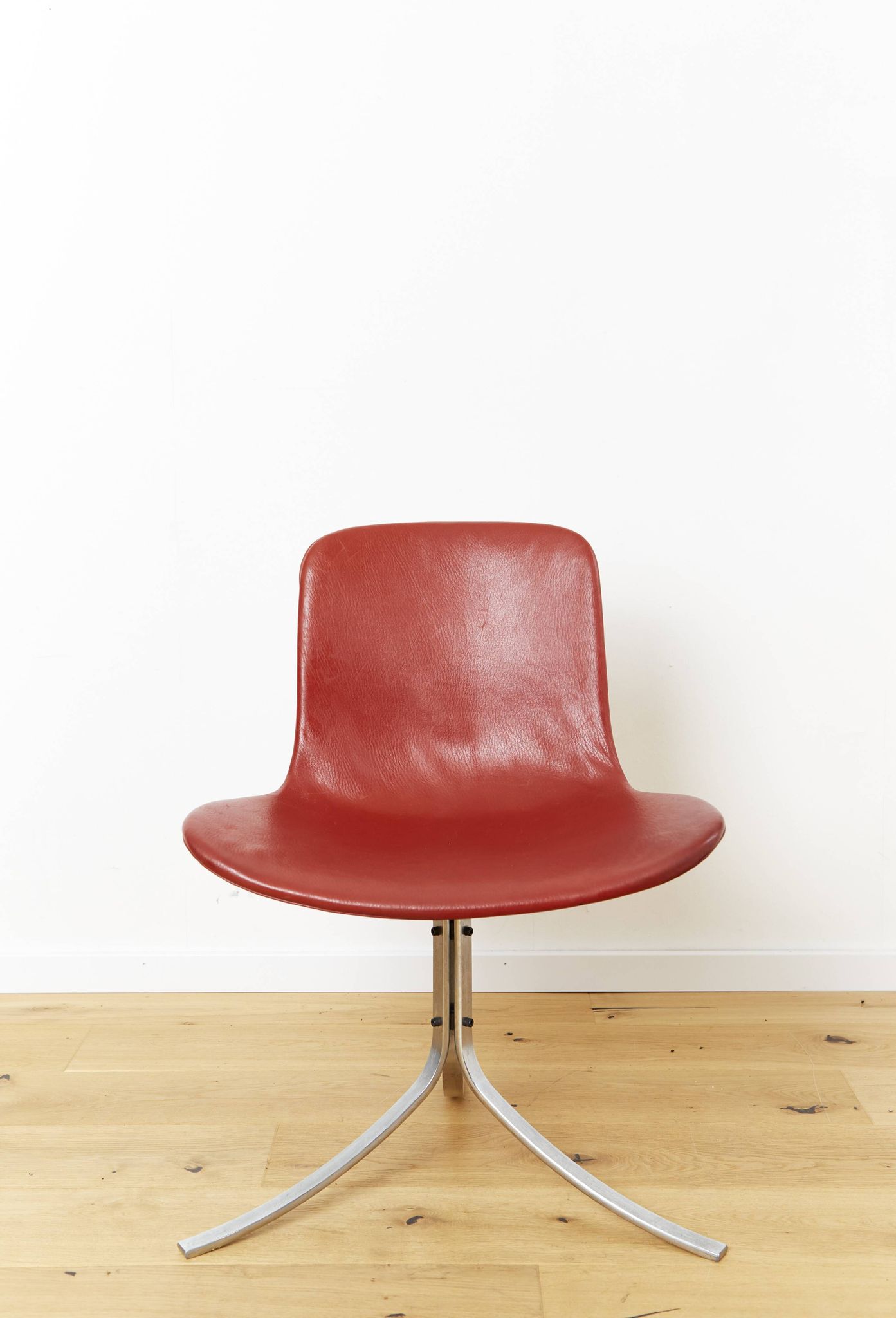Chaise Poul Kjærholm PK9 pour Fritz Hansen
