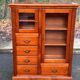 Vitrine Louis XVI en bois massif du 20ème