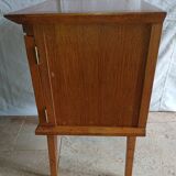 Light oak bedside table