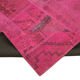 Handmade Anatolian Vintage 172 cm x 250 cm Pink Patchwork Rug