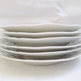 6 porcelain dessert plates