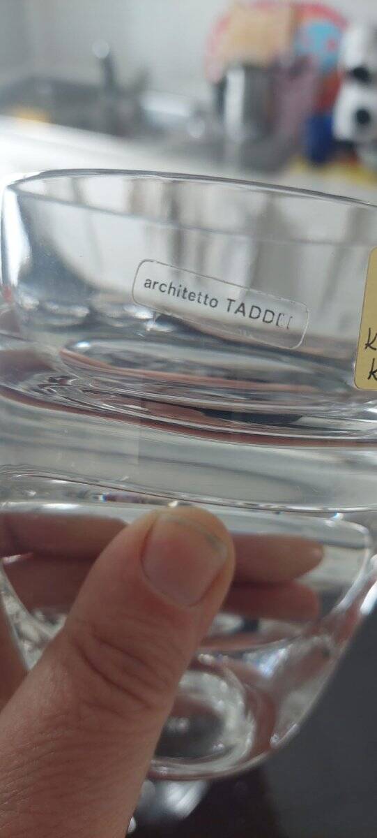 Set of 12 Kristall Krisla Whiskey Glasses Design Taddei Sistini '60