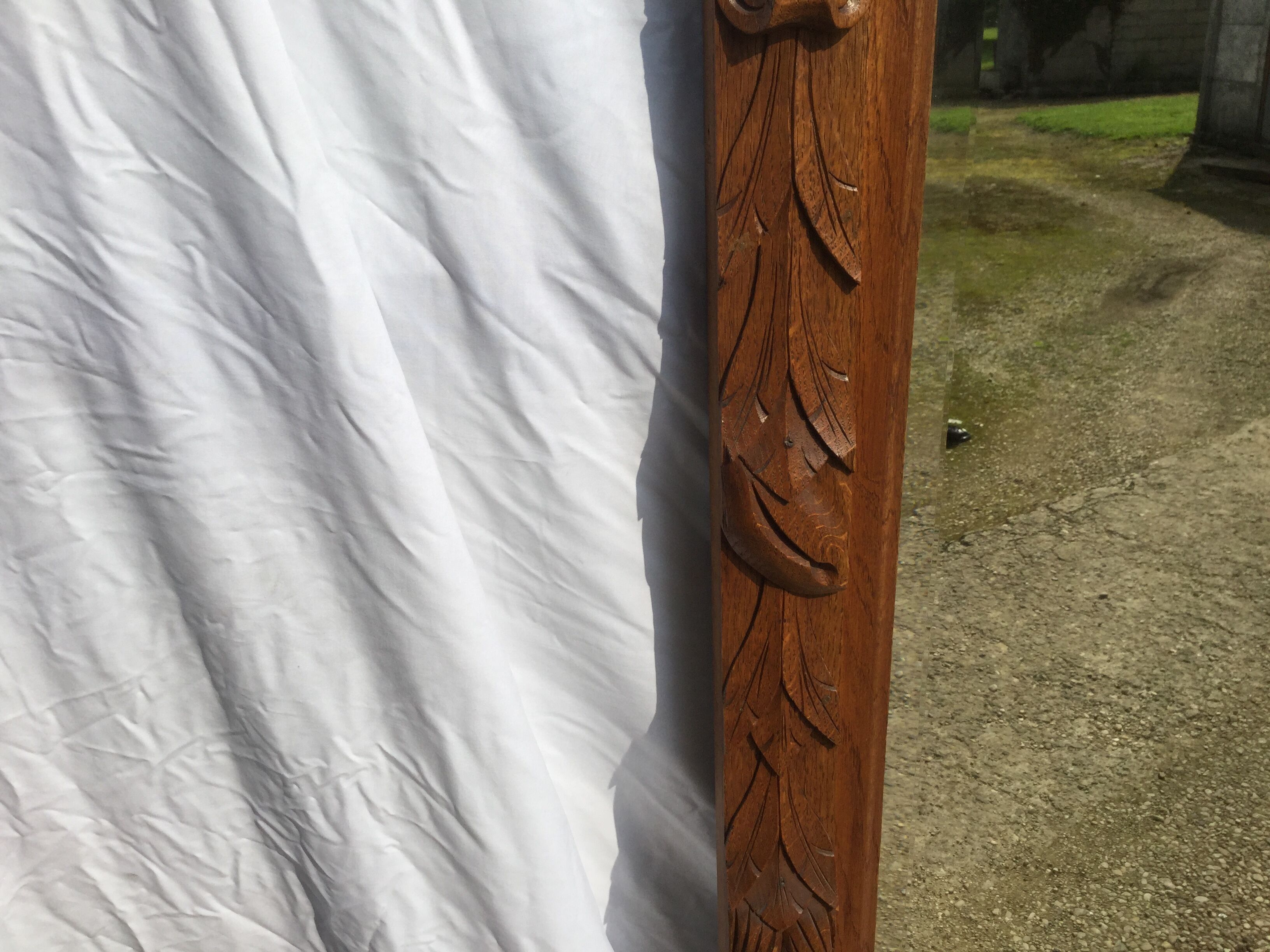 Lion head mirror 165x110cm