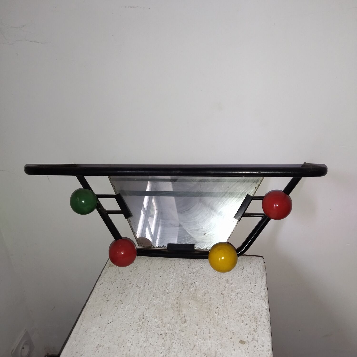 Coat rack cloakroom balls 60s