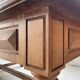 Solid walnut farmhouse castle table 1900 XXL