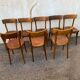 Set de 8 chaises de bistrot vernies