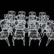 Provençal wrought iron armchairs from the 1960s