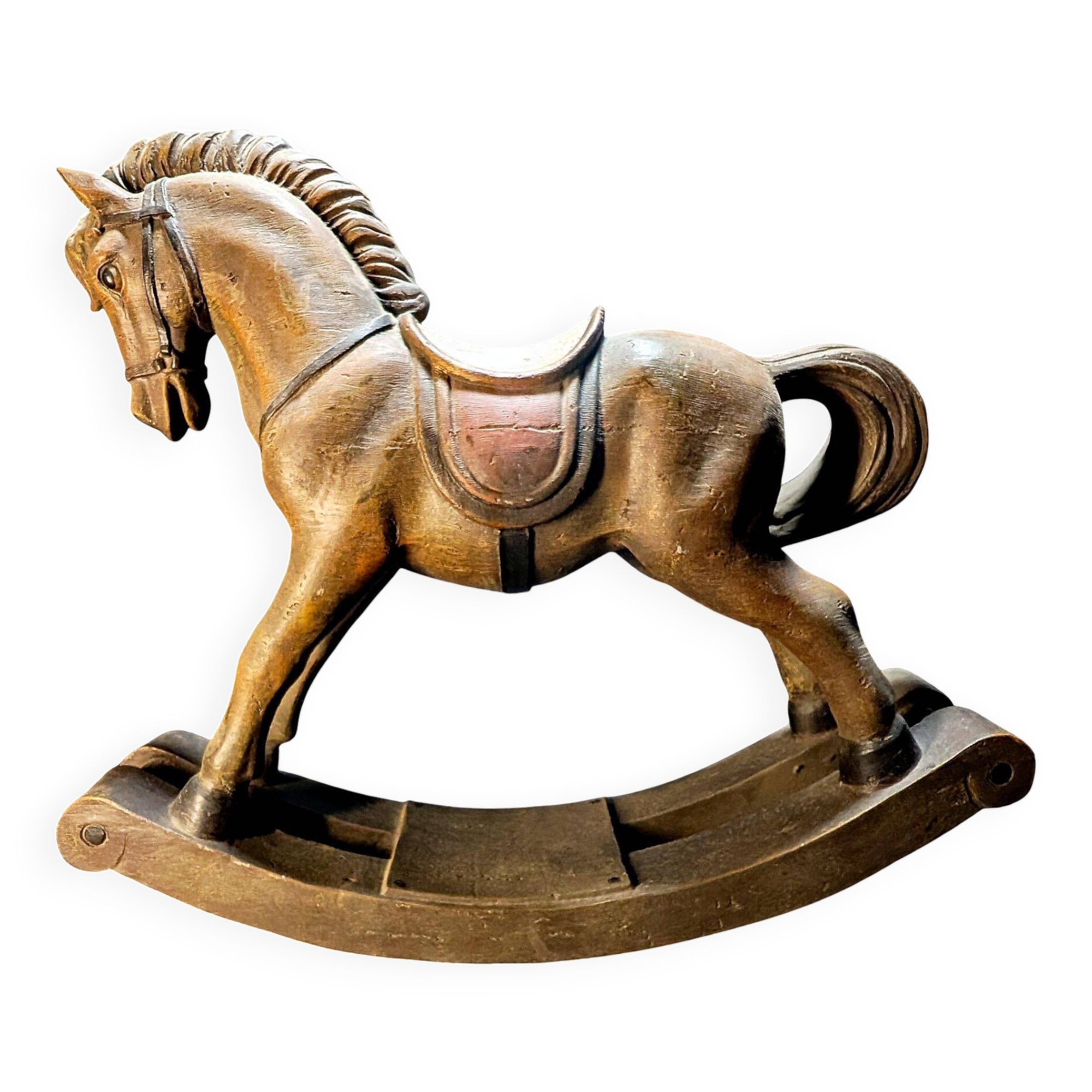 Cheval à bascule vintage en bois Clayre & Eef