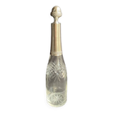 Carafe in cut crystal & silver frame